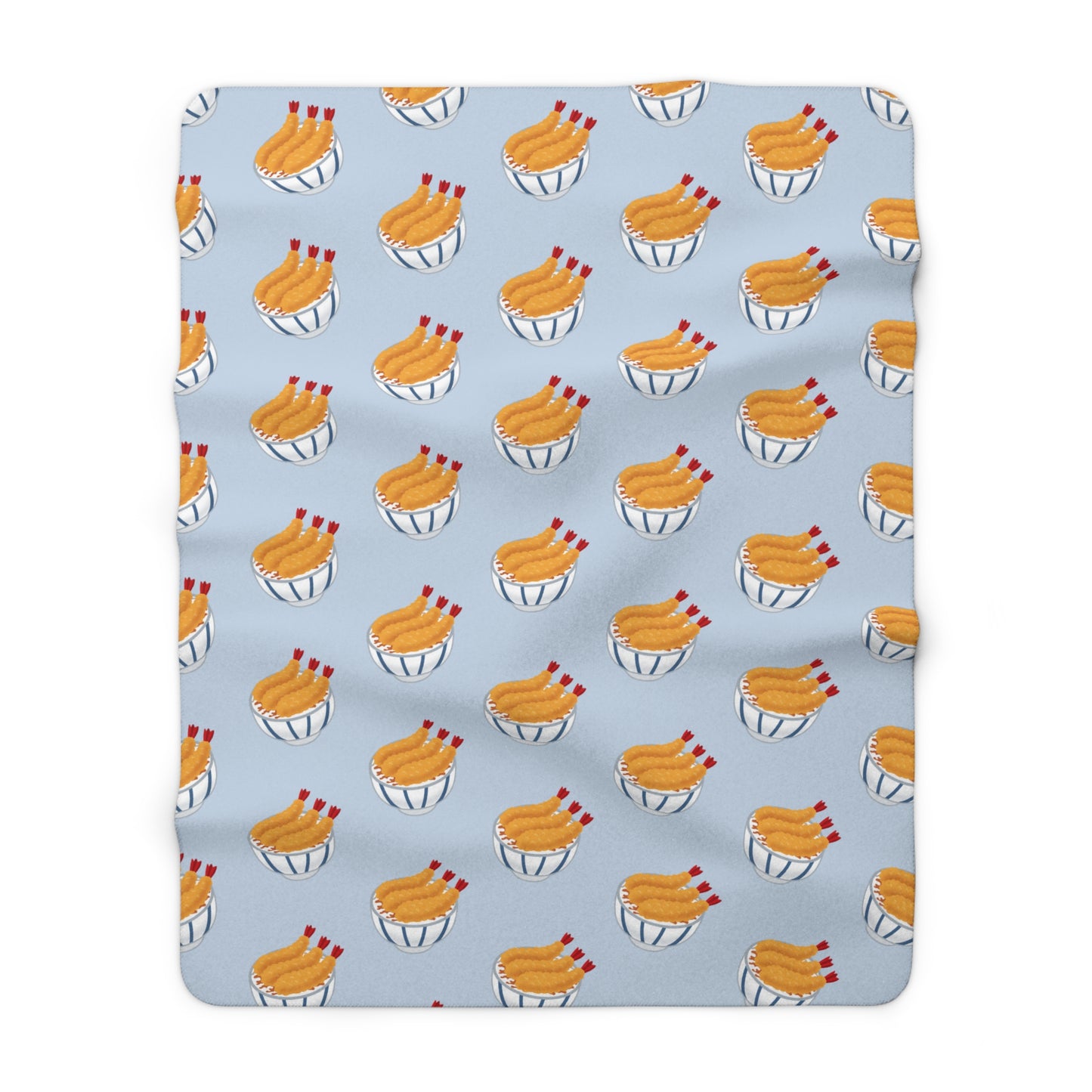 Baby Blue Tempura Cozy Fleece Blanket