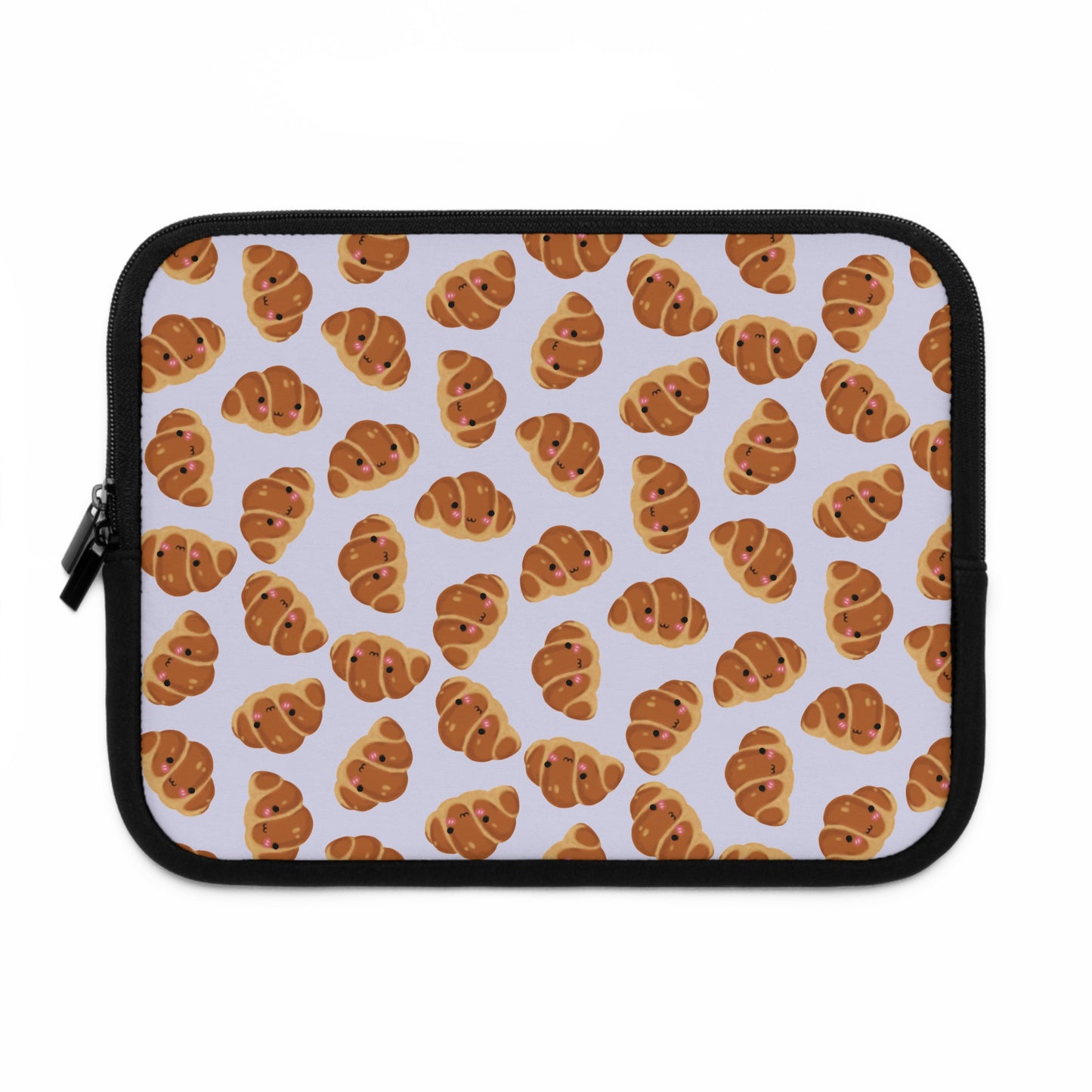 Lavender Blushing Croissant Laptop Sleeve