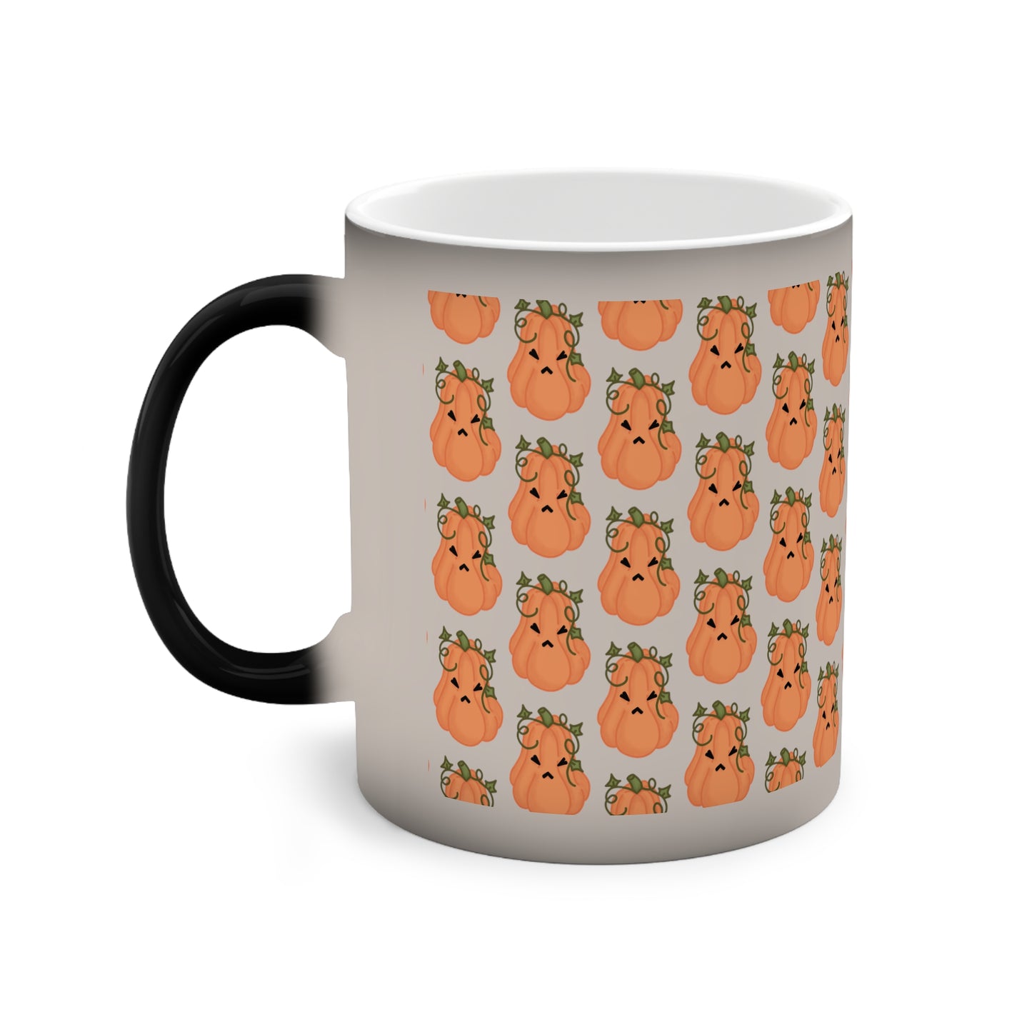 Angry Pumpkin Color-Changing Mug