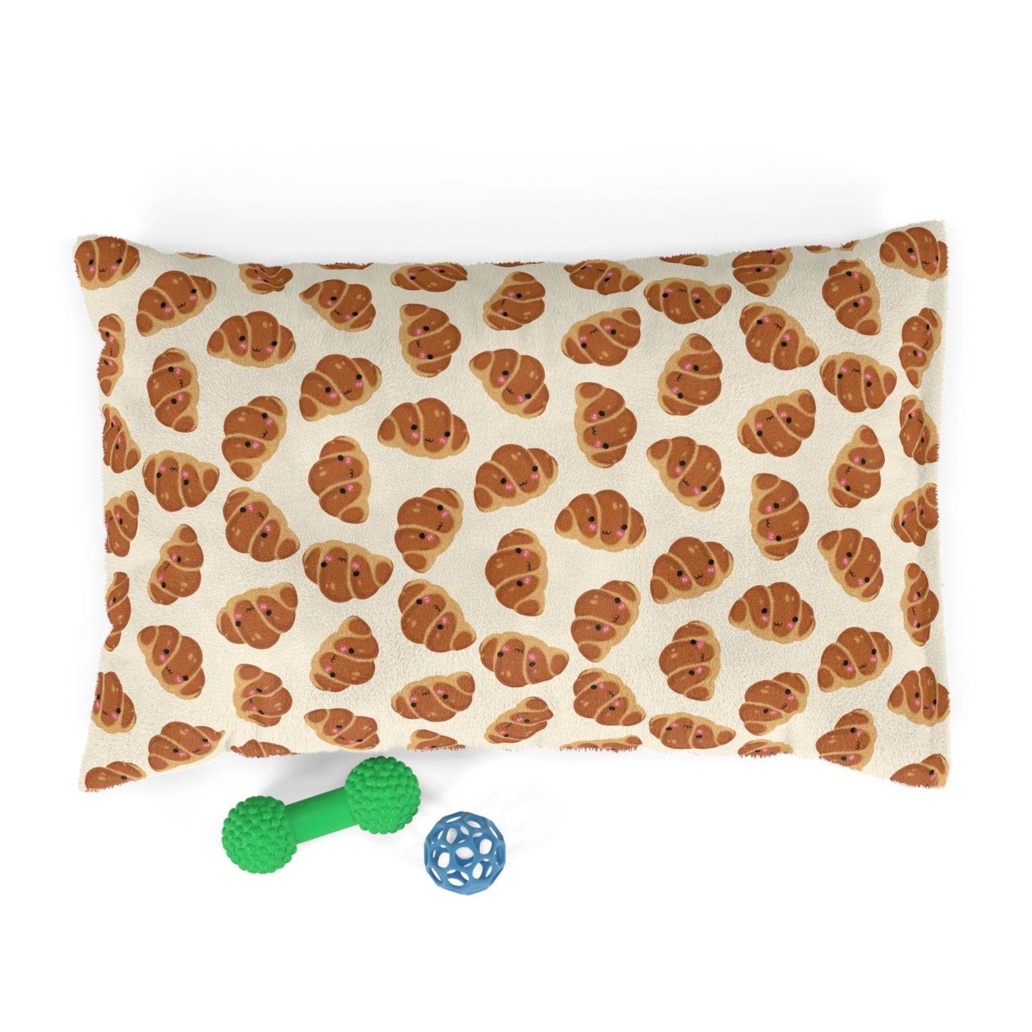 Blushing Croissant Pet Bed