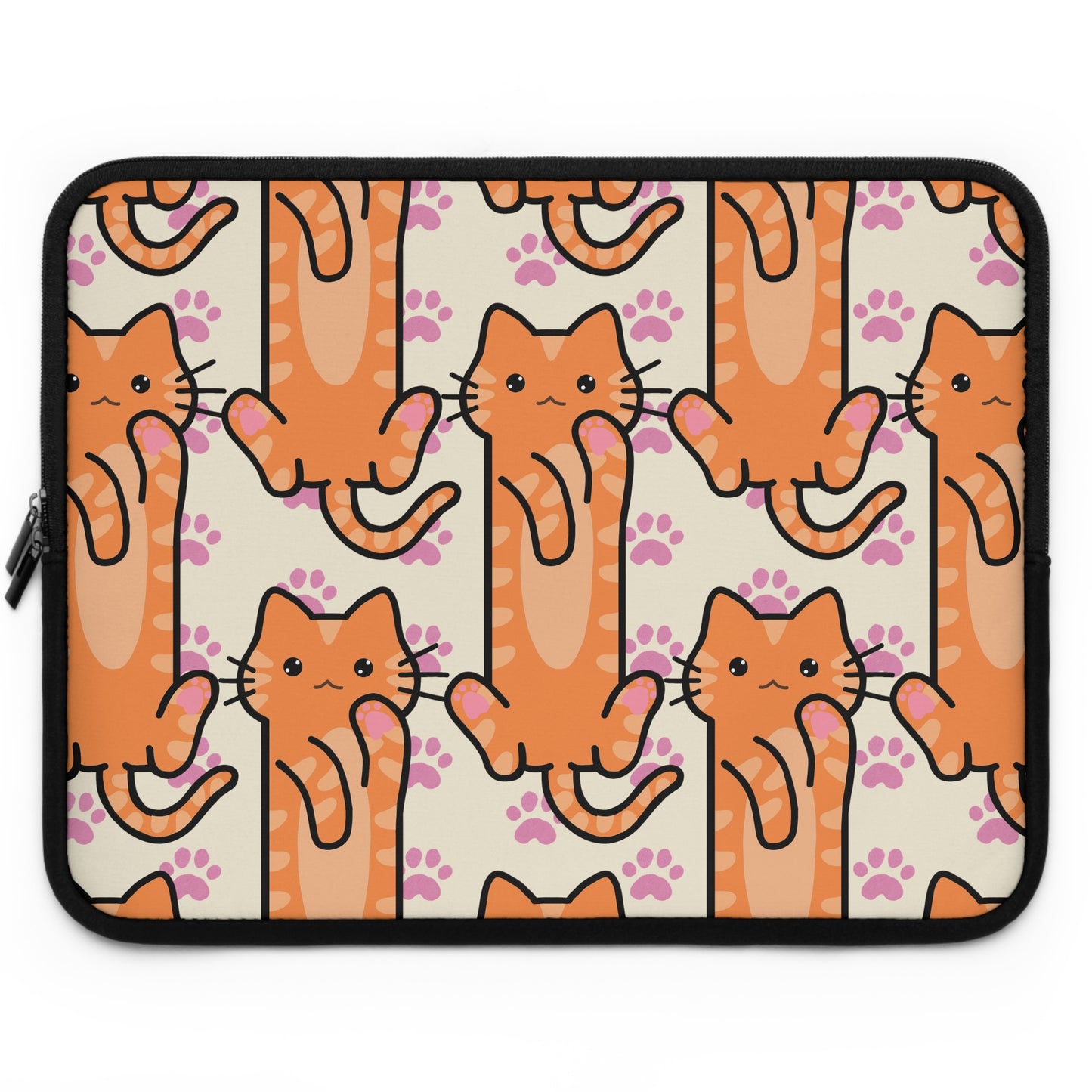 Orange Cat Laptop Sleeve