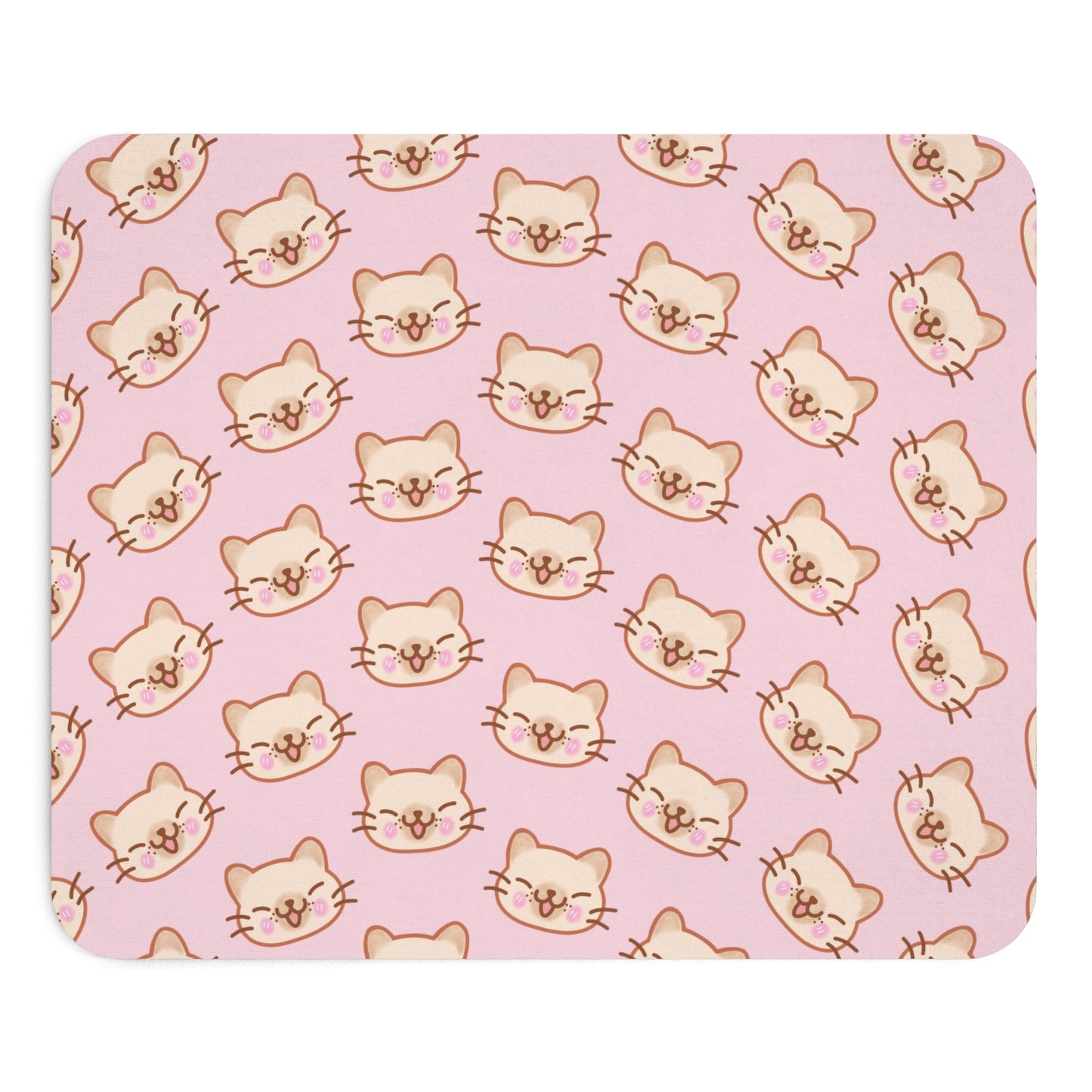 Baby Pink Kitty Kat Mouse Pad