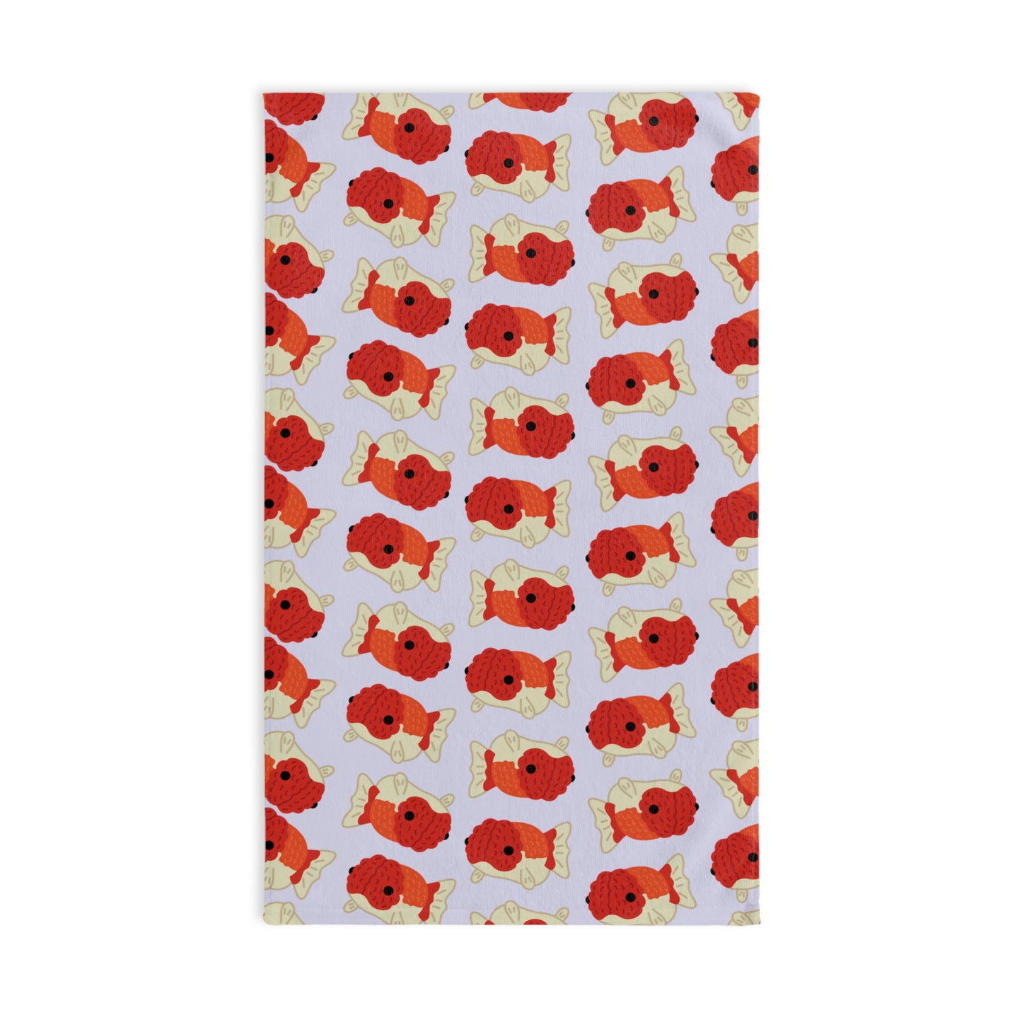 Lavender Chubby Goldfish Hand Towel