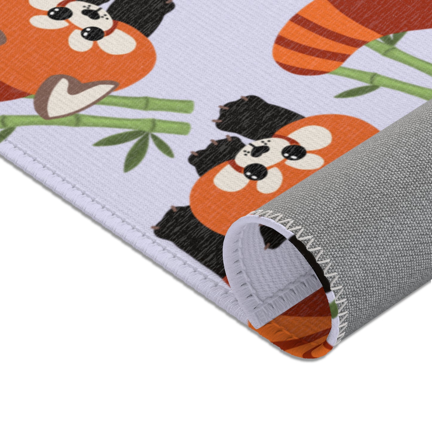 Lavender Red Panda Rug