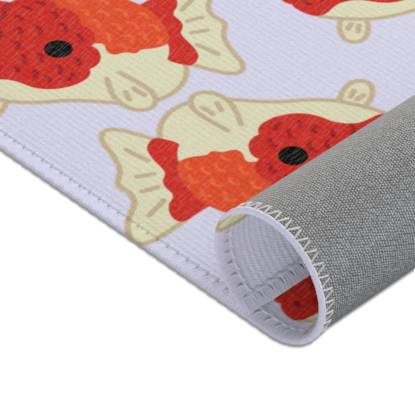 Lavender Chubby Goldfish Rug