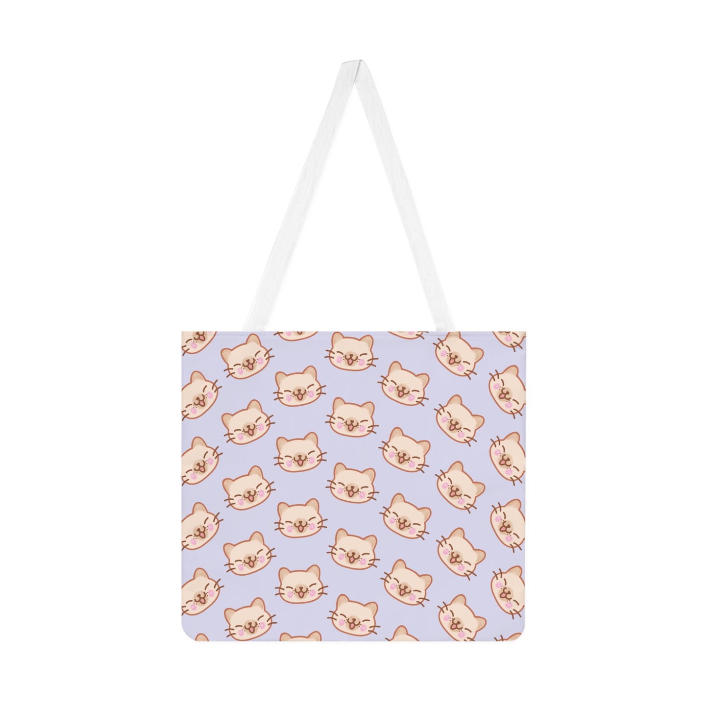 Lavender Kitty Kat Tote Bag