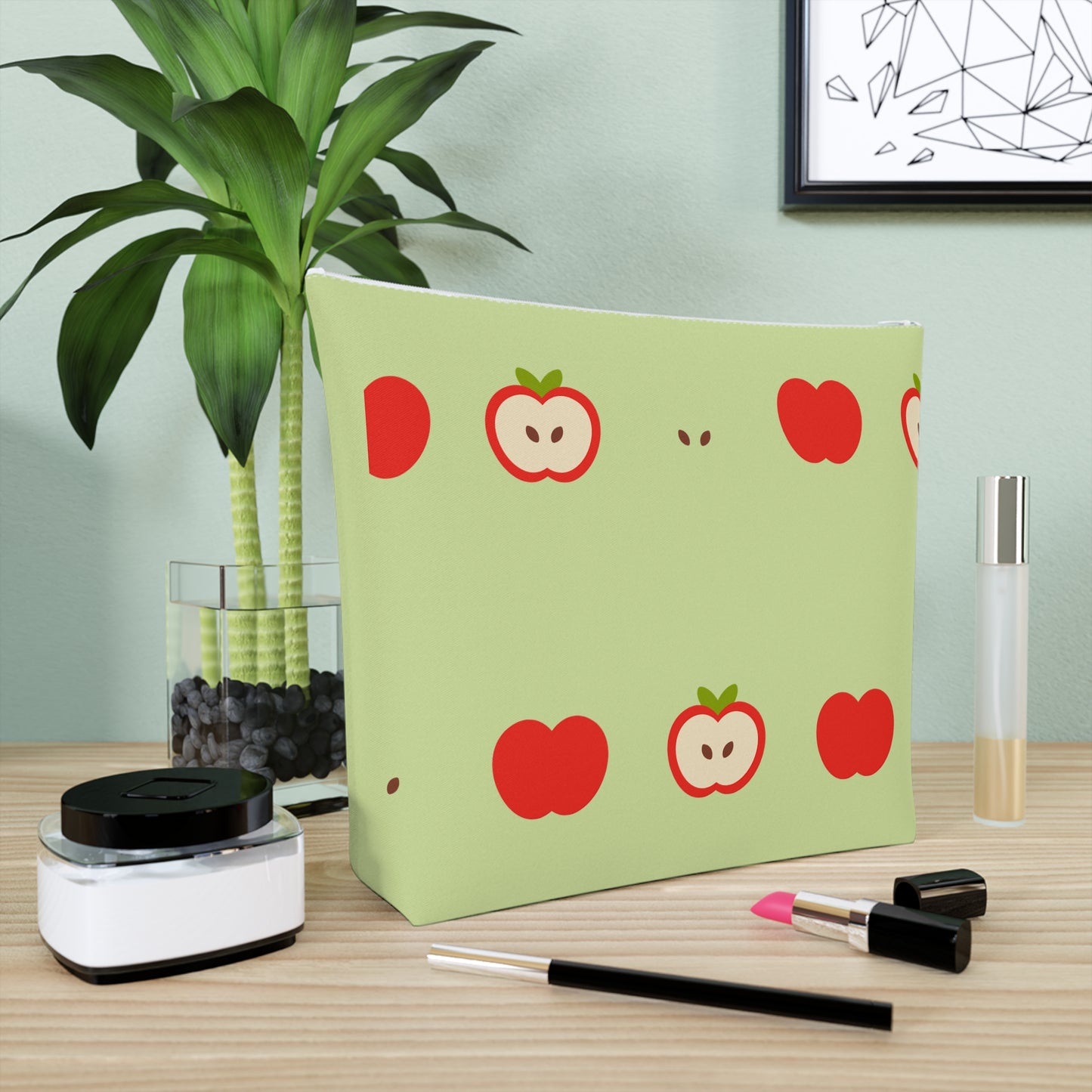 Matcha Green Apple Cosmetic Bag
