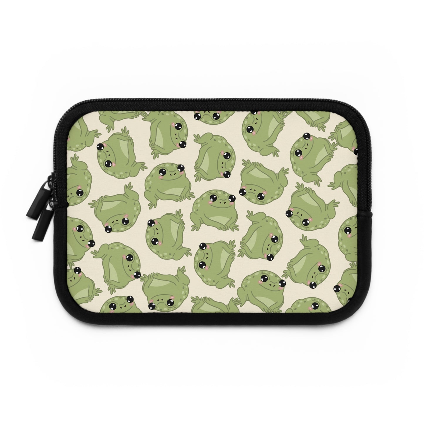 Frog Pattern Laptop Sleeve