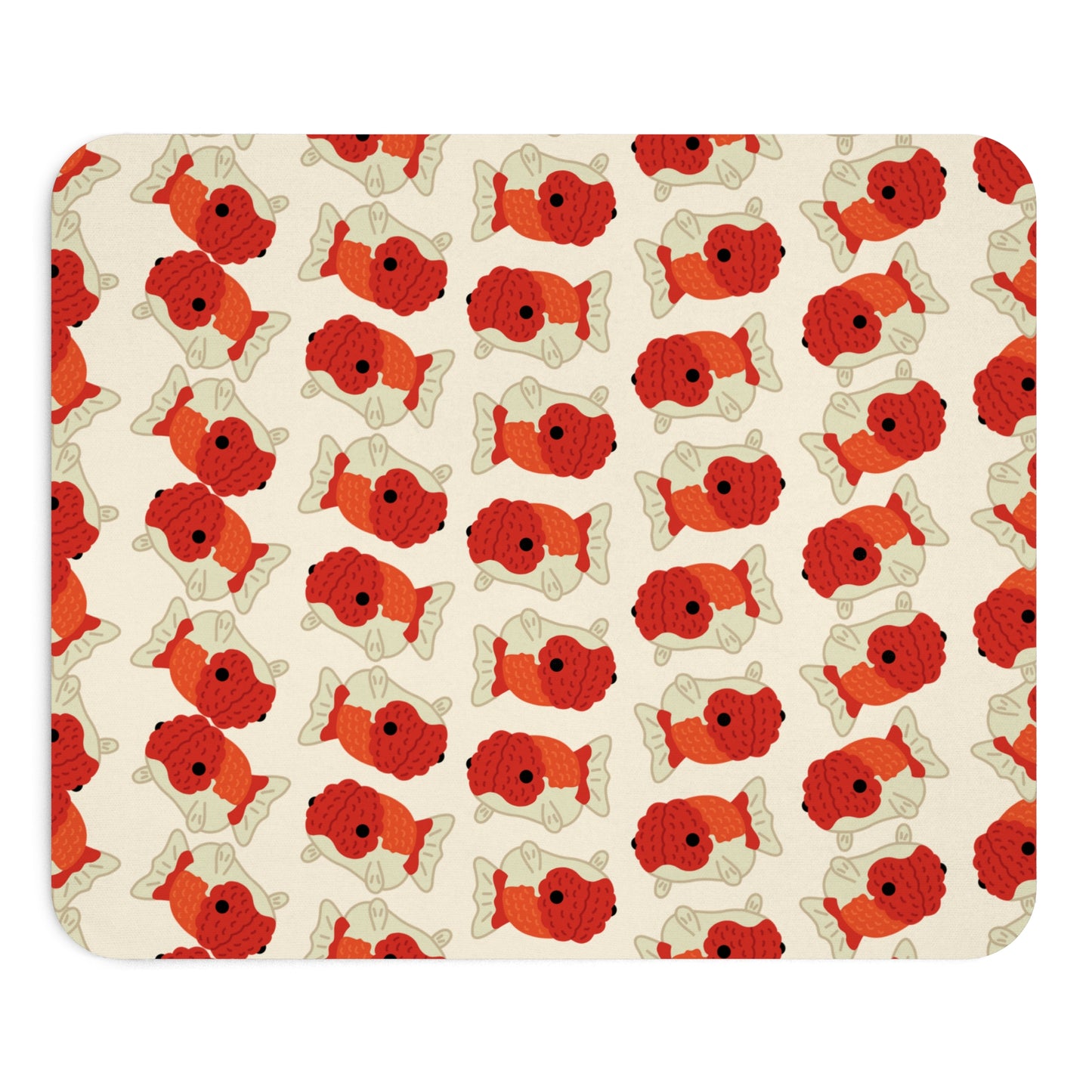 Chubby Goldfish Mouse Pad