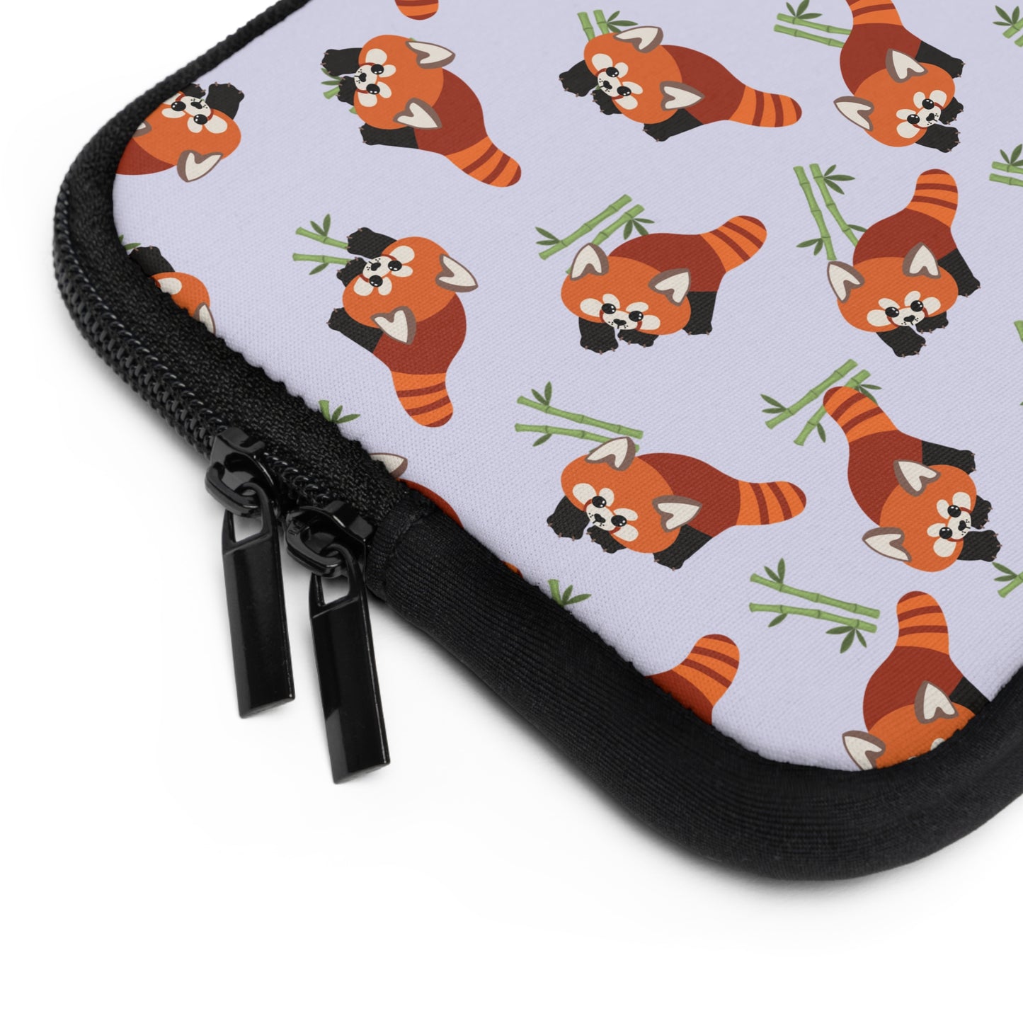 Lavender Red Panda Laptop Sleeve
