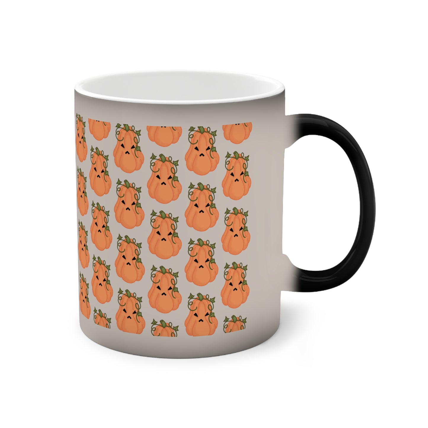 Angry Pumpkin Color-Changing Mug