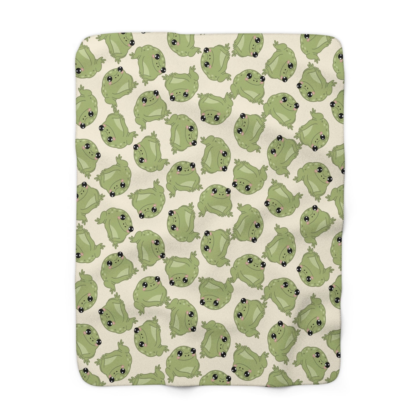 Frog Cozy Fleece Blanket