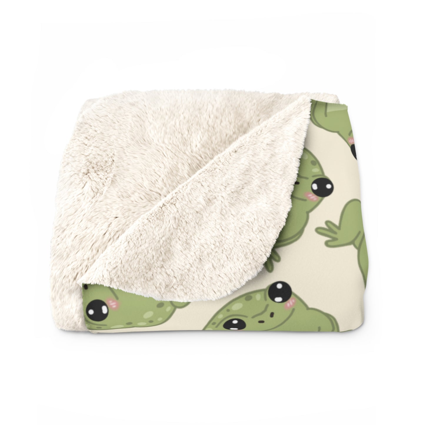 Frog Cozy Fleece Blanket