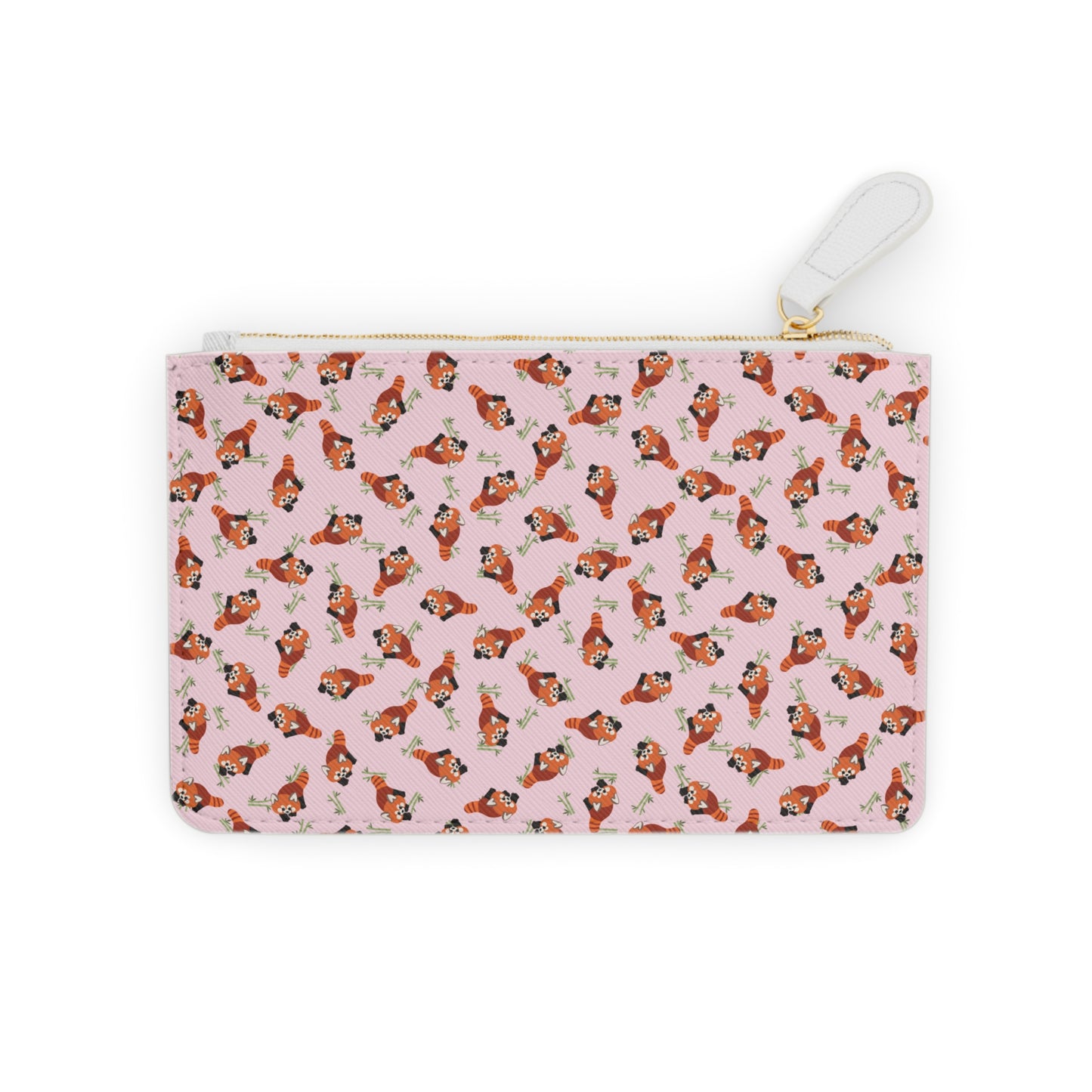 Small Baby Pink Red Panda Purse