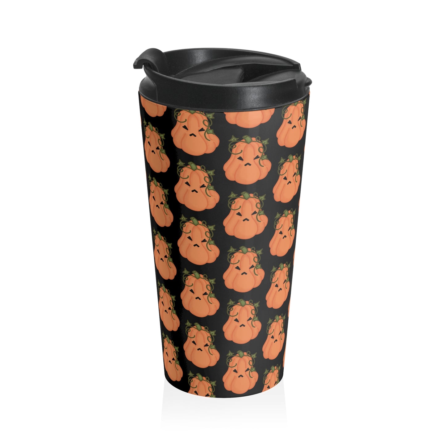Angry Pumpkin Stainless Steel Coffee Cup