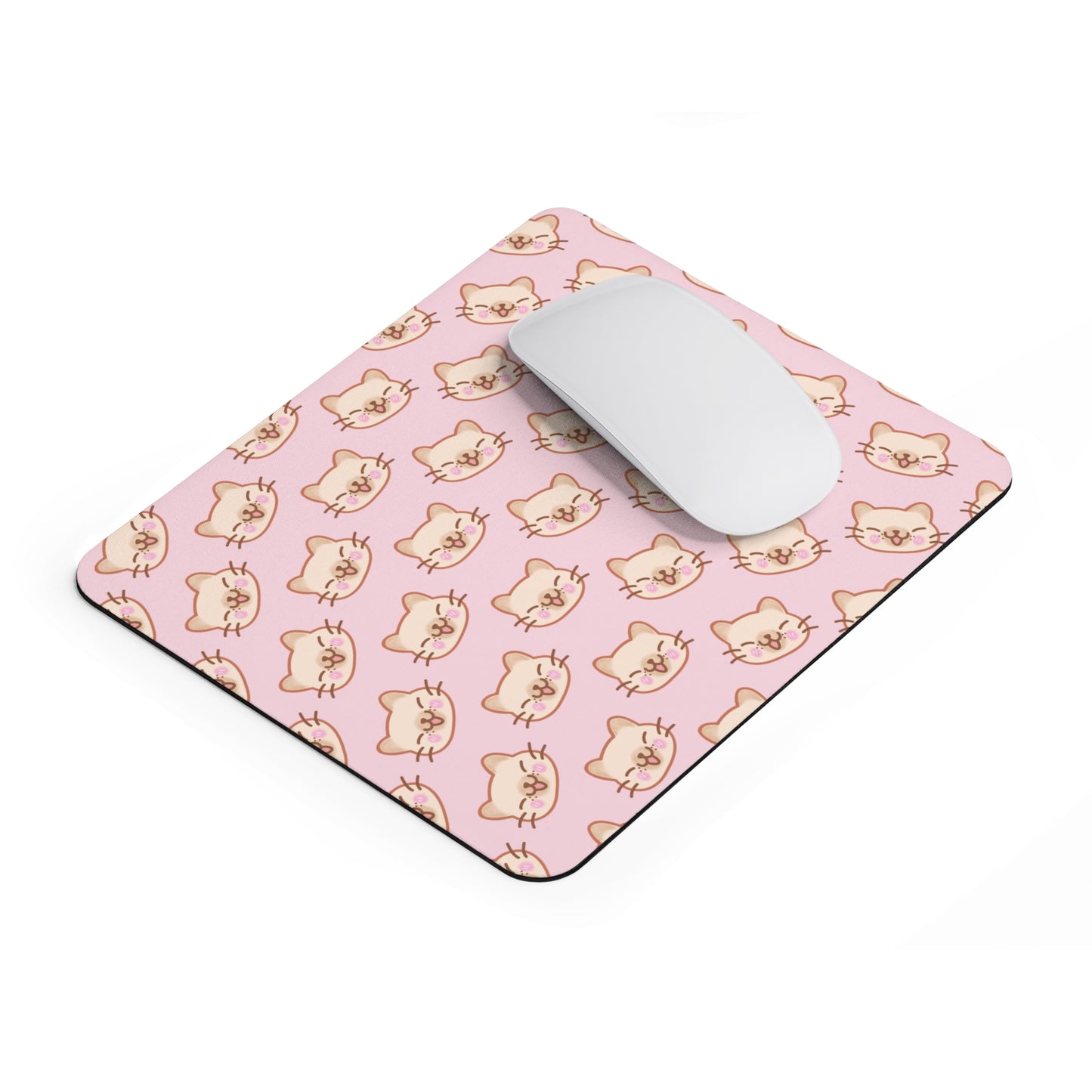 Baby Pink Kitty Kat Mouse Pad