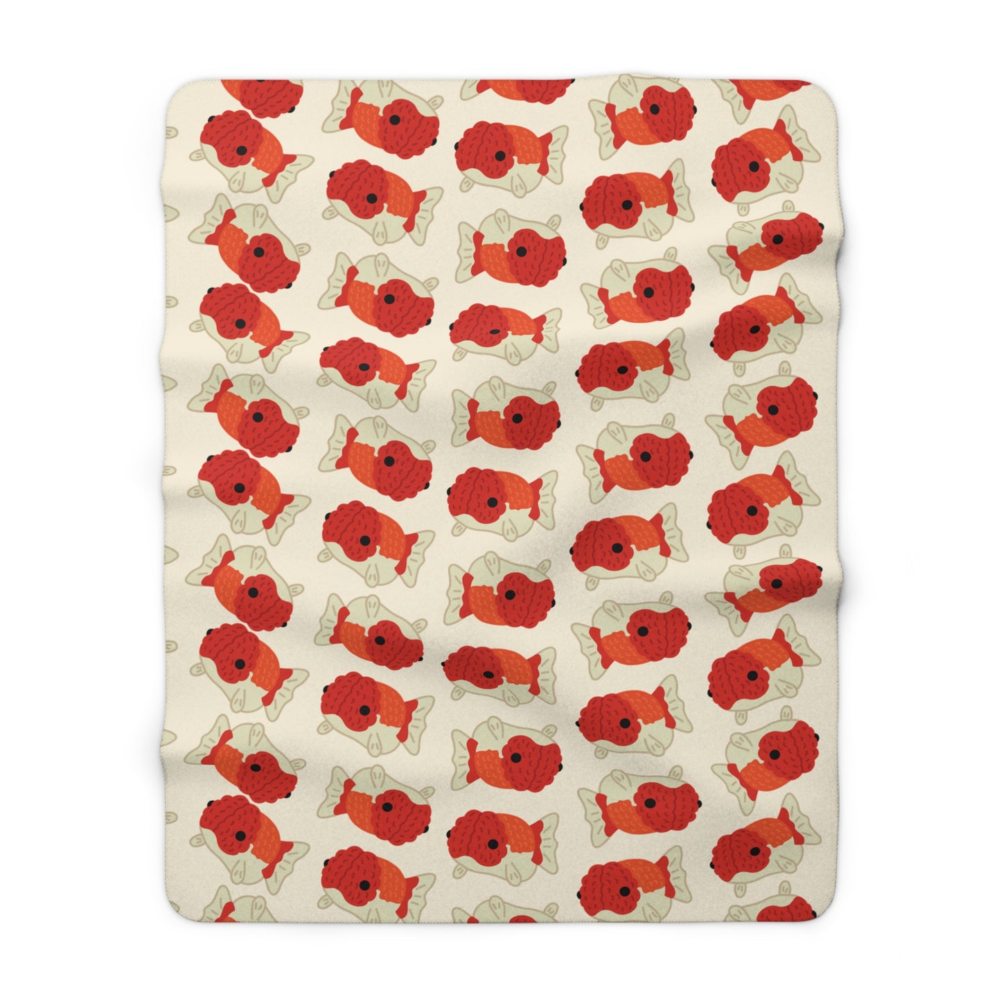 Chubby Goldfish Cozy Fleece Blanket