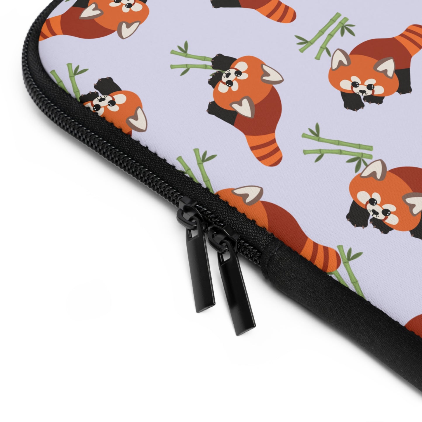 Lavender Red Panda Laptop Sleeve