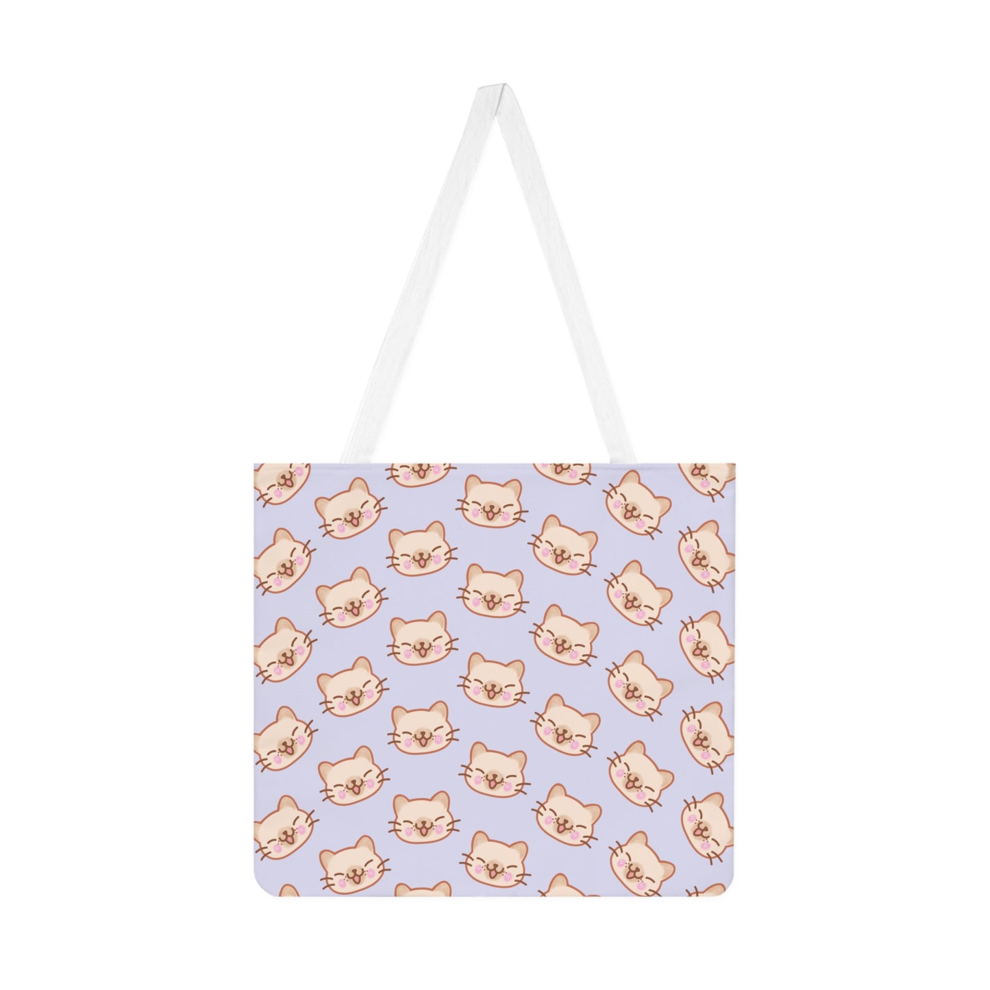 Lavender Kitty Kat Tote Bag