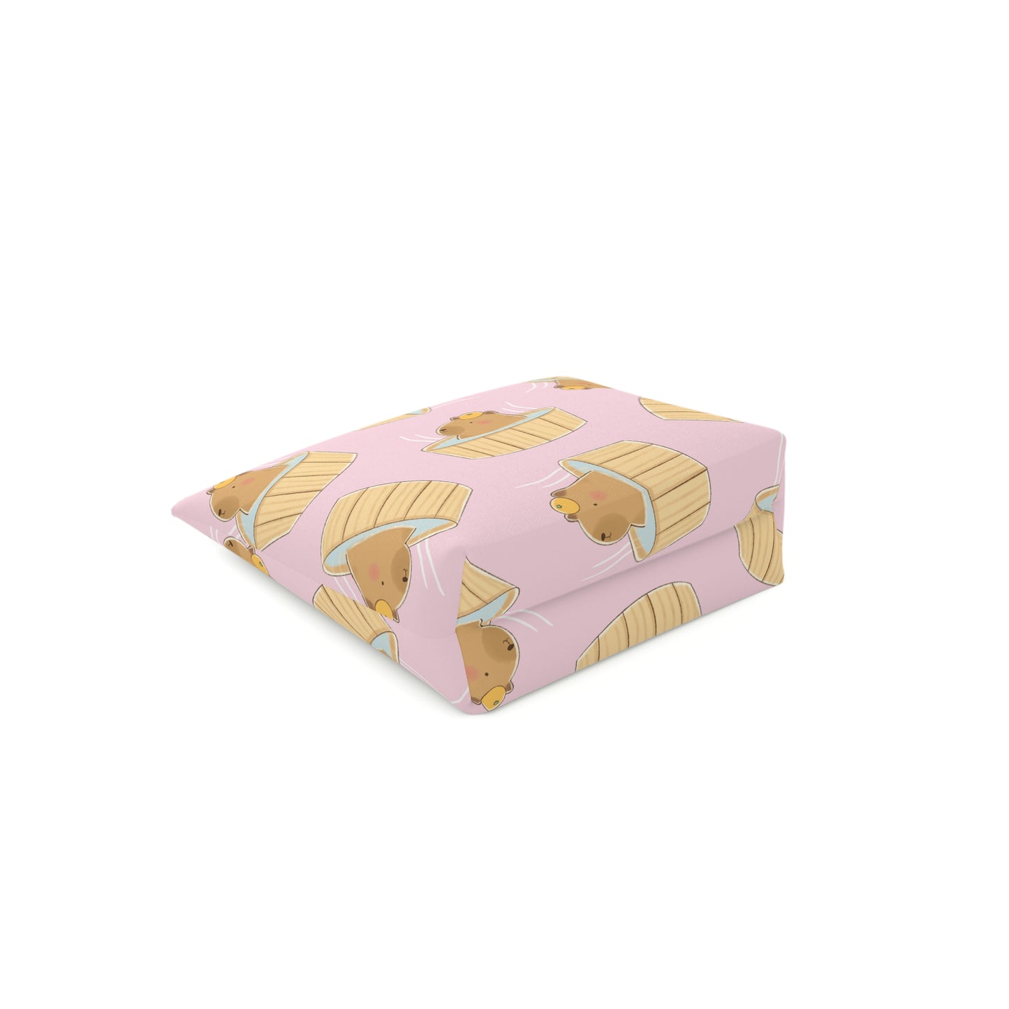 Baby Pink Capybara Bath Cosmetic Bag