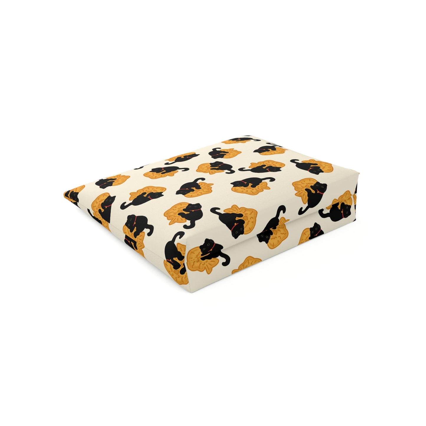 Black Cat Taiyaki Cosmetic Bag