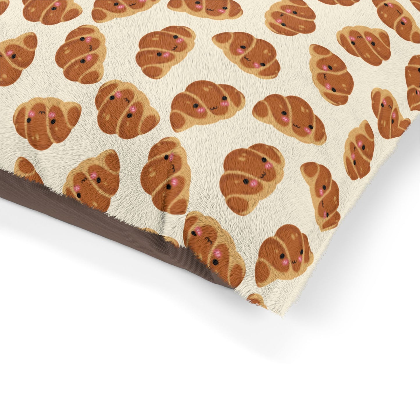 Blushing Croissant Pet Bed