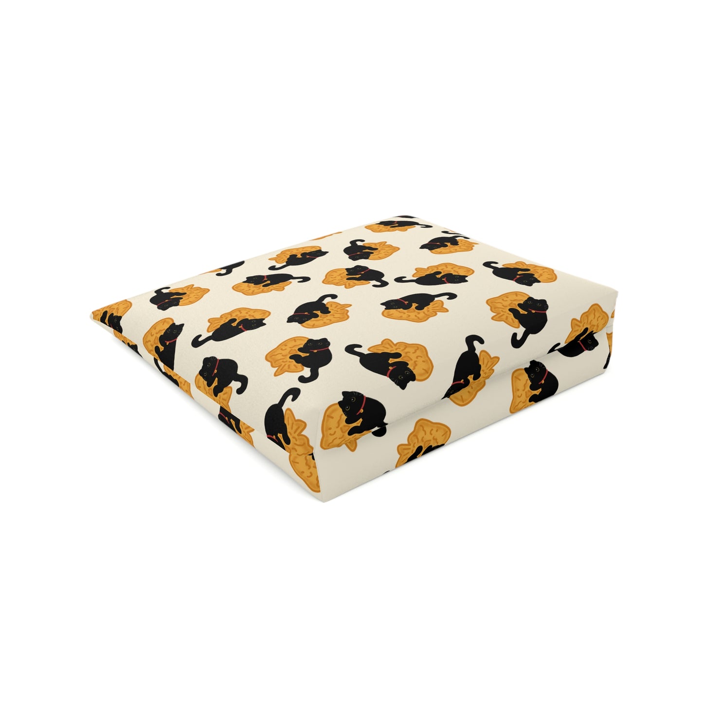 Black Cat Taiyaki Cosmetic Bag