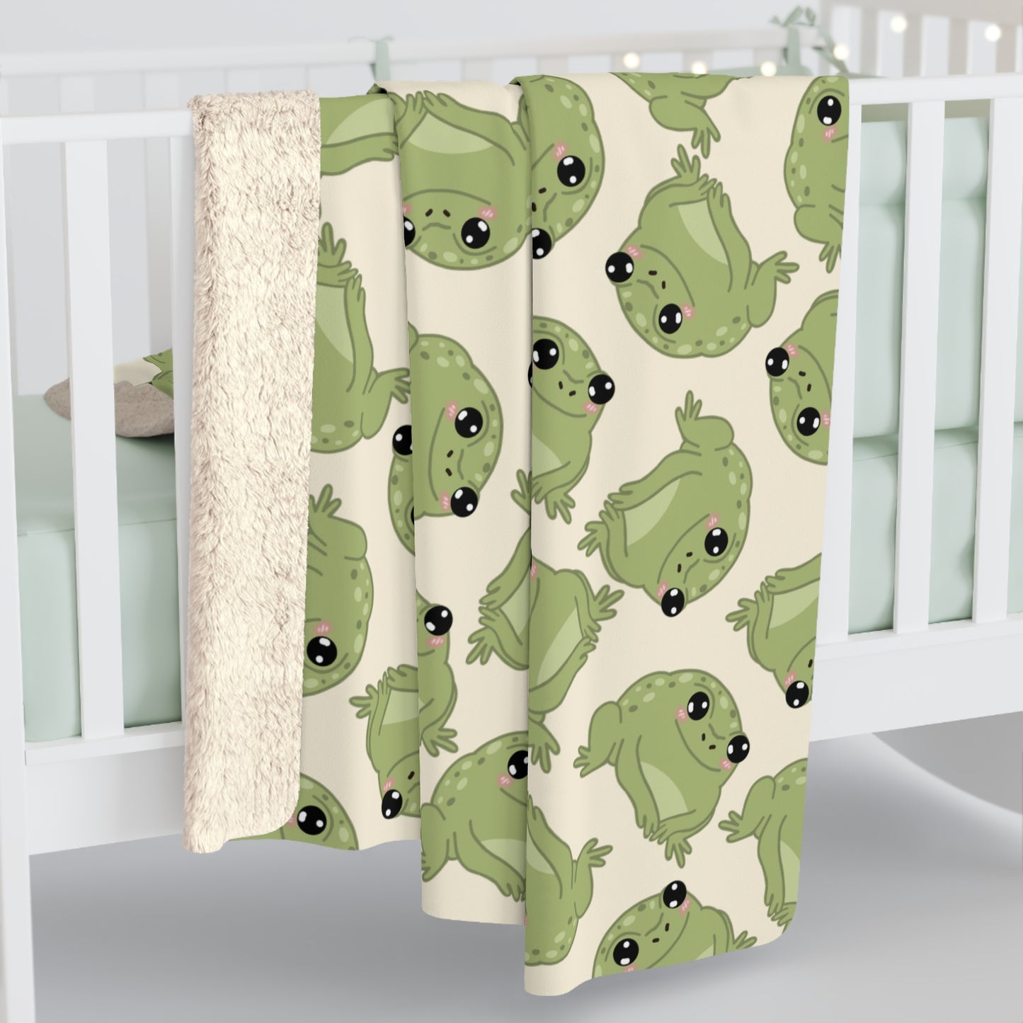 Frog Cozy Fleece Blanket