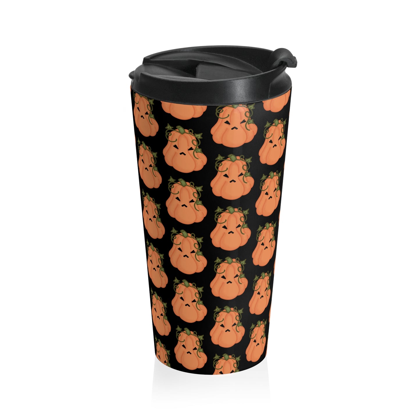 Angry Pumpkin Stainless Steel Coffee Cup