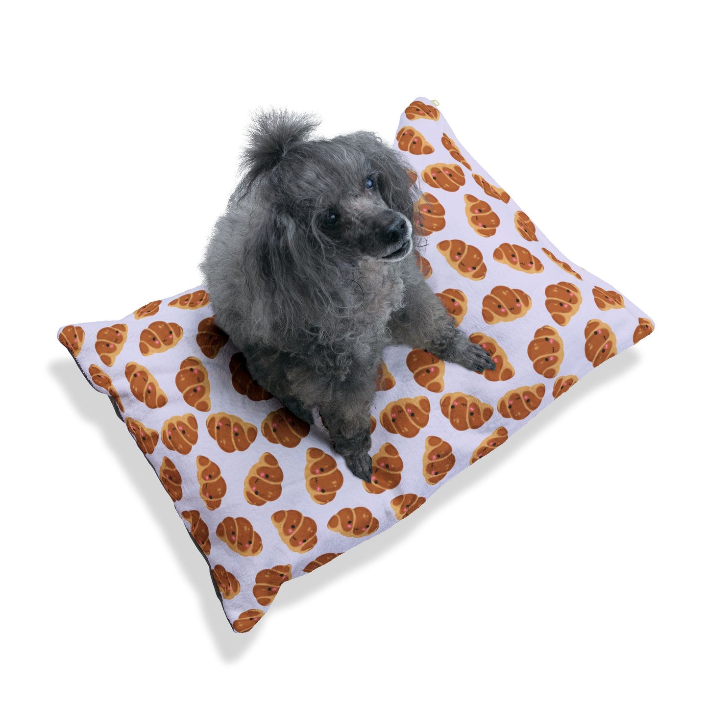 Lavender Blushing Croissant Pet Bed
