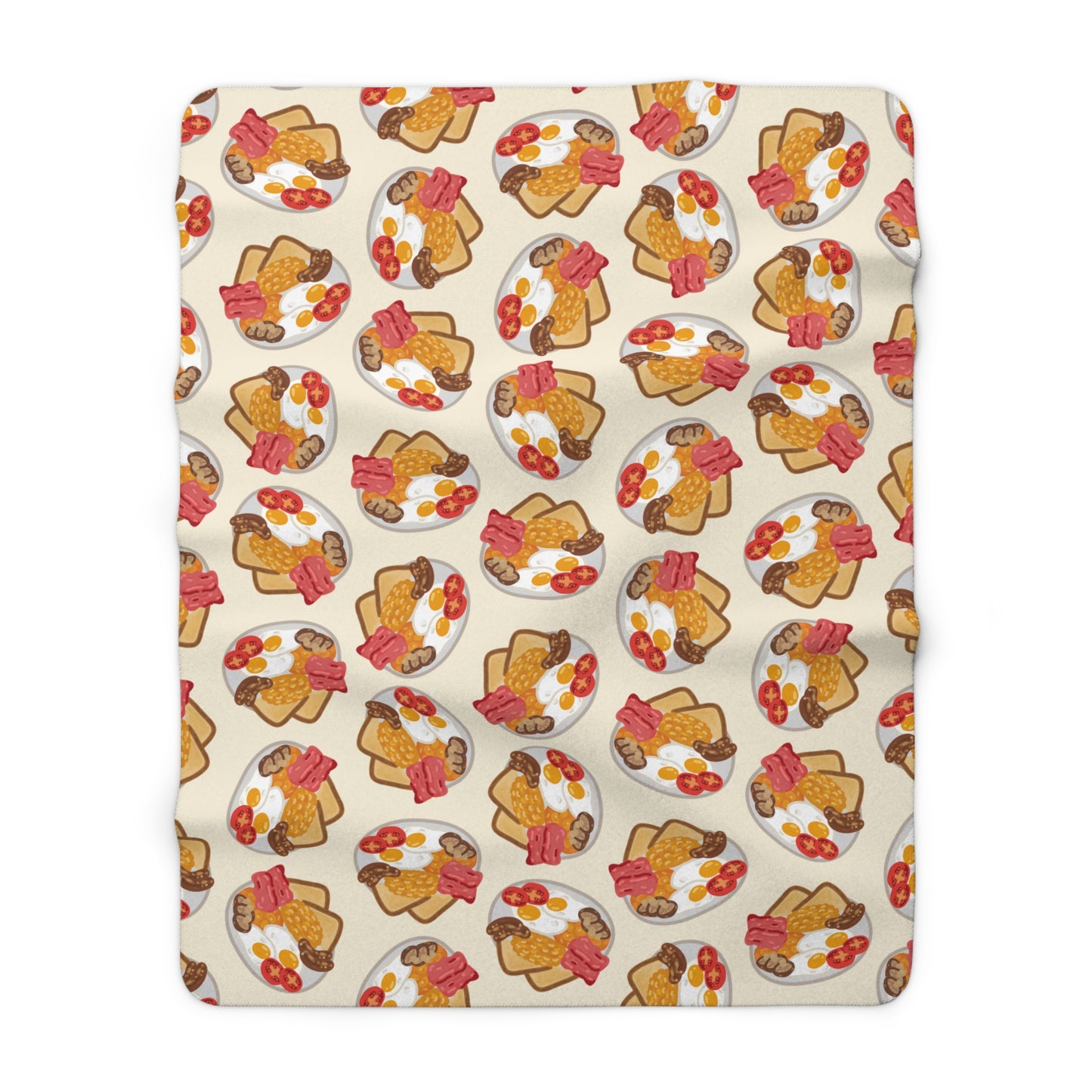 English Breakfast Cozy Fleece Blanket