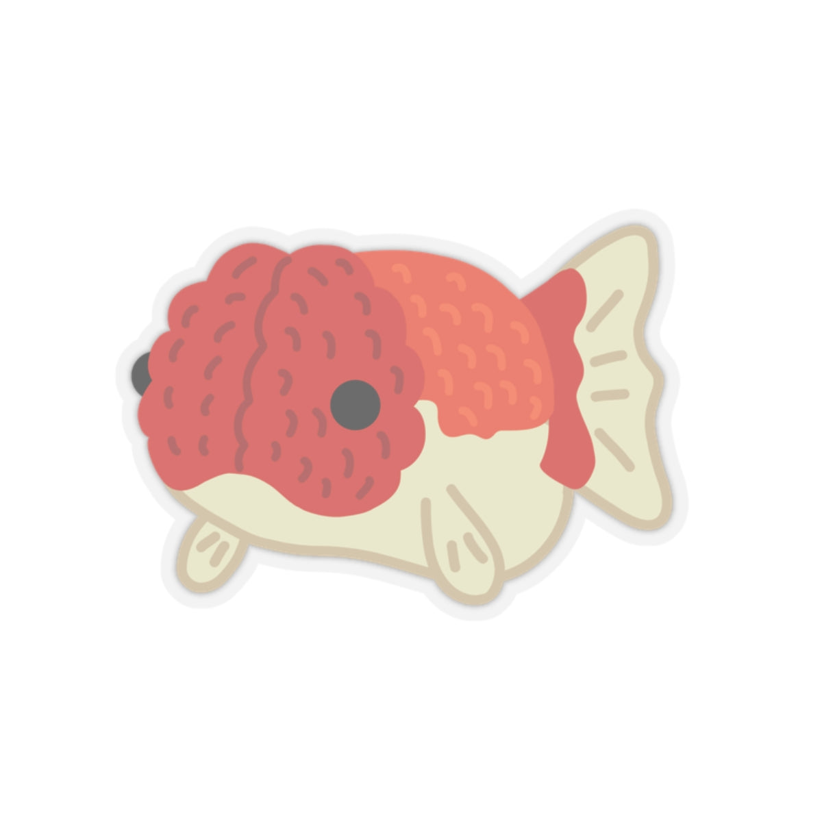 Chubby Goldfish Sticker
