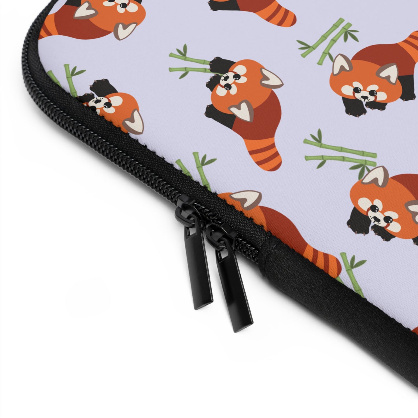 Lavender Red Panda Laptop Sleeve