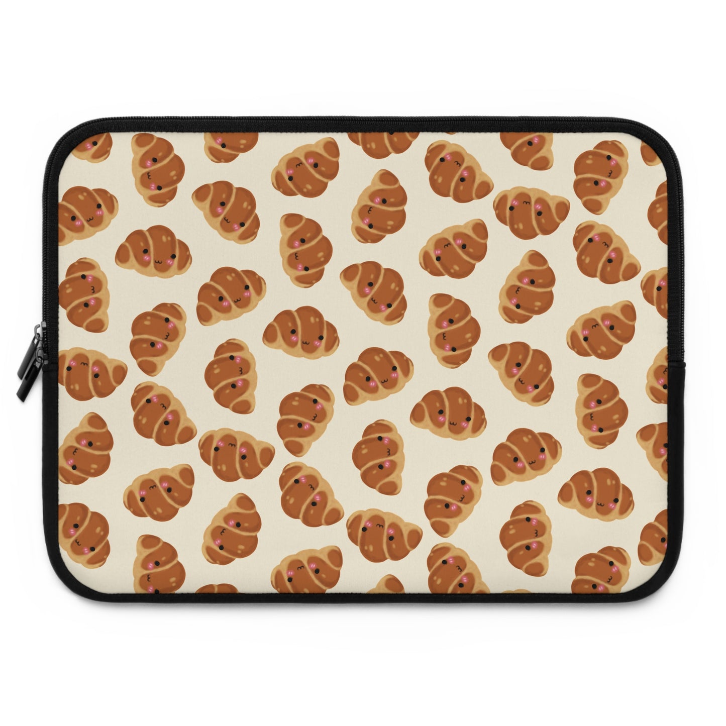 Blushing Croissant Laptop Sleeve