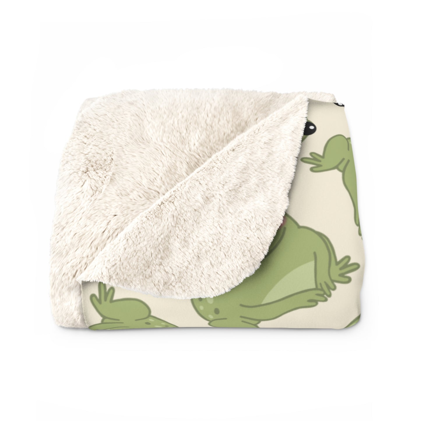 Frog Cozy Fleece Blanket