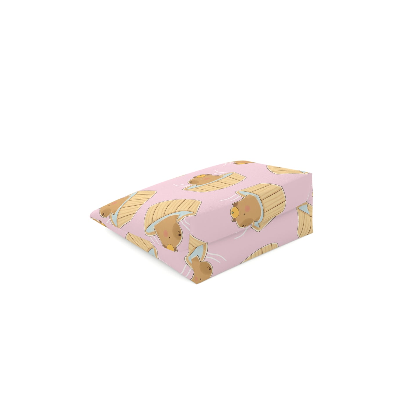 Baby Pink Capybara Bath Cosmetic Bag