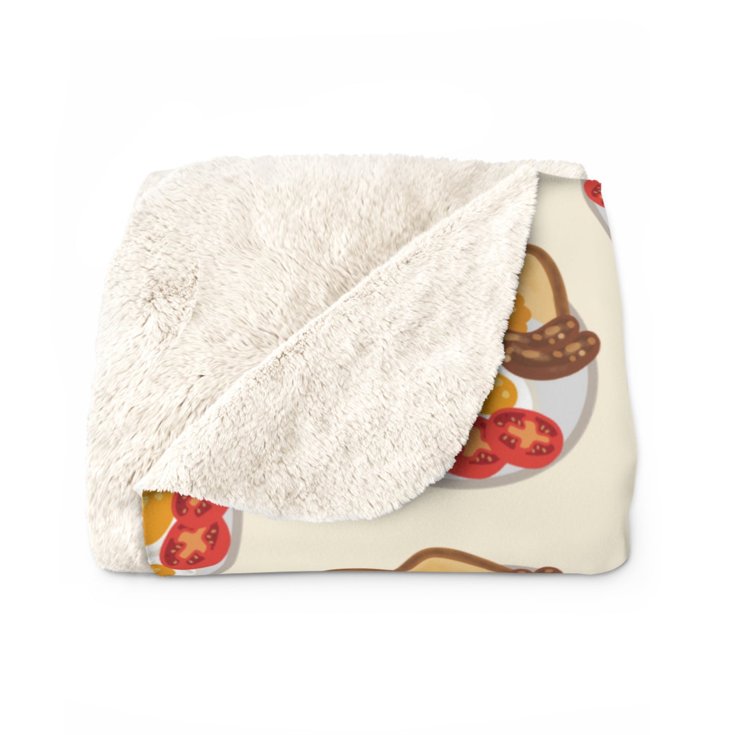 English Breakfast Cozy Fleece Blanket