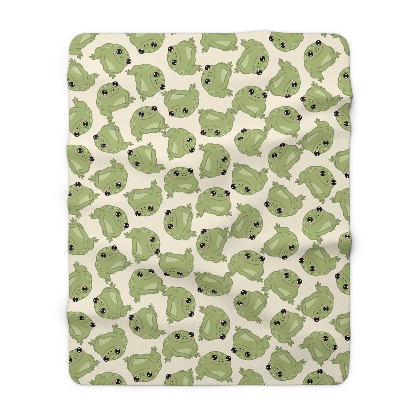 Frog Cozy Fleece Blanket