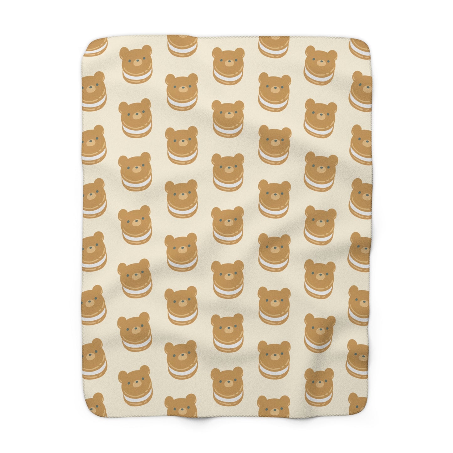 Bear Cookie Cozy Fleece Blanket