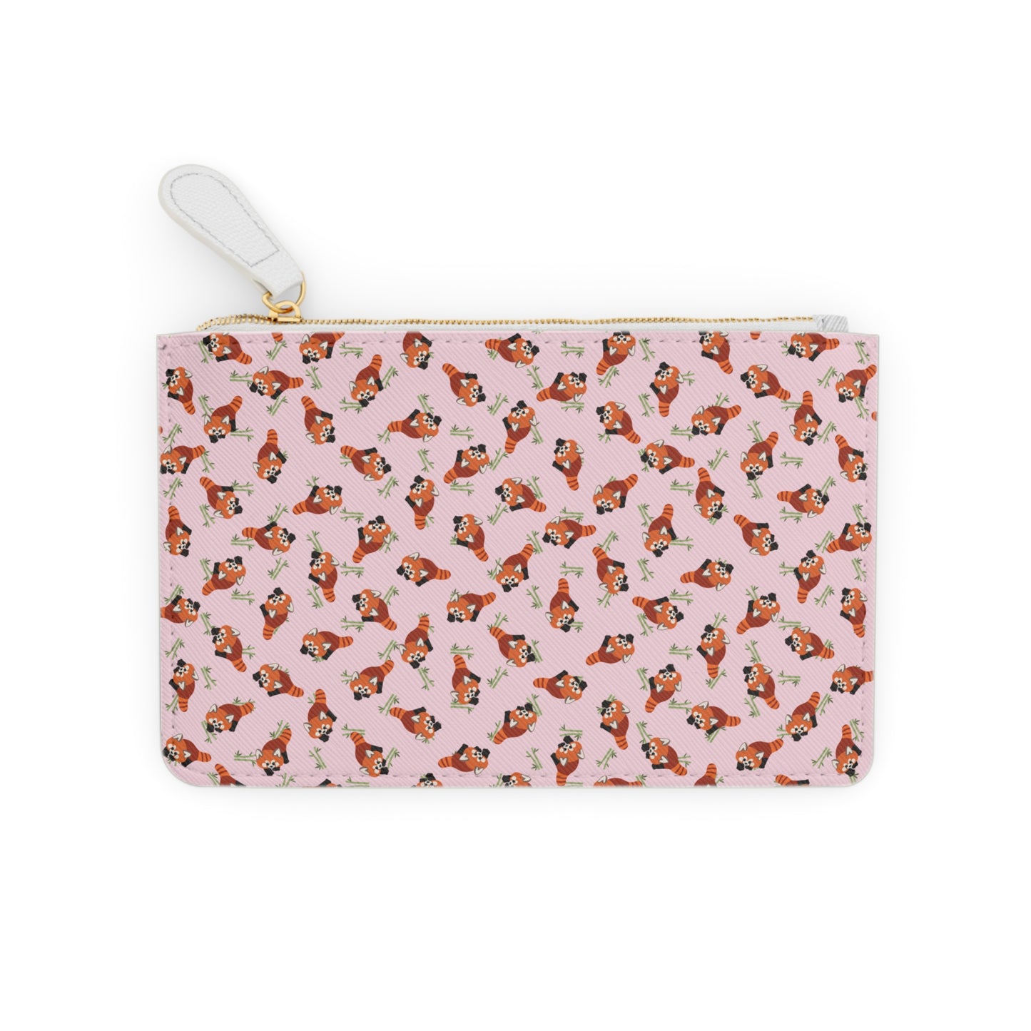 Small Baby Pink Red Panda Purse