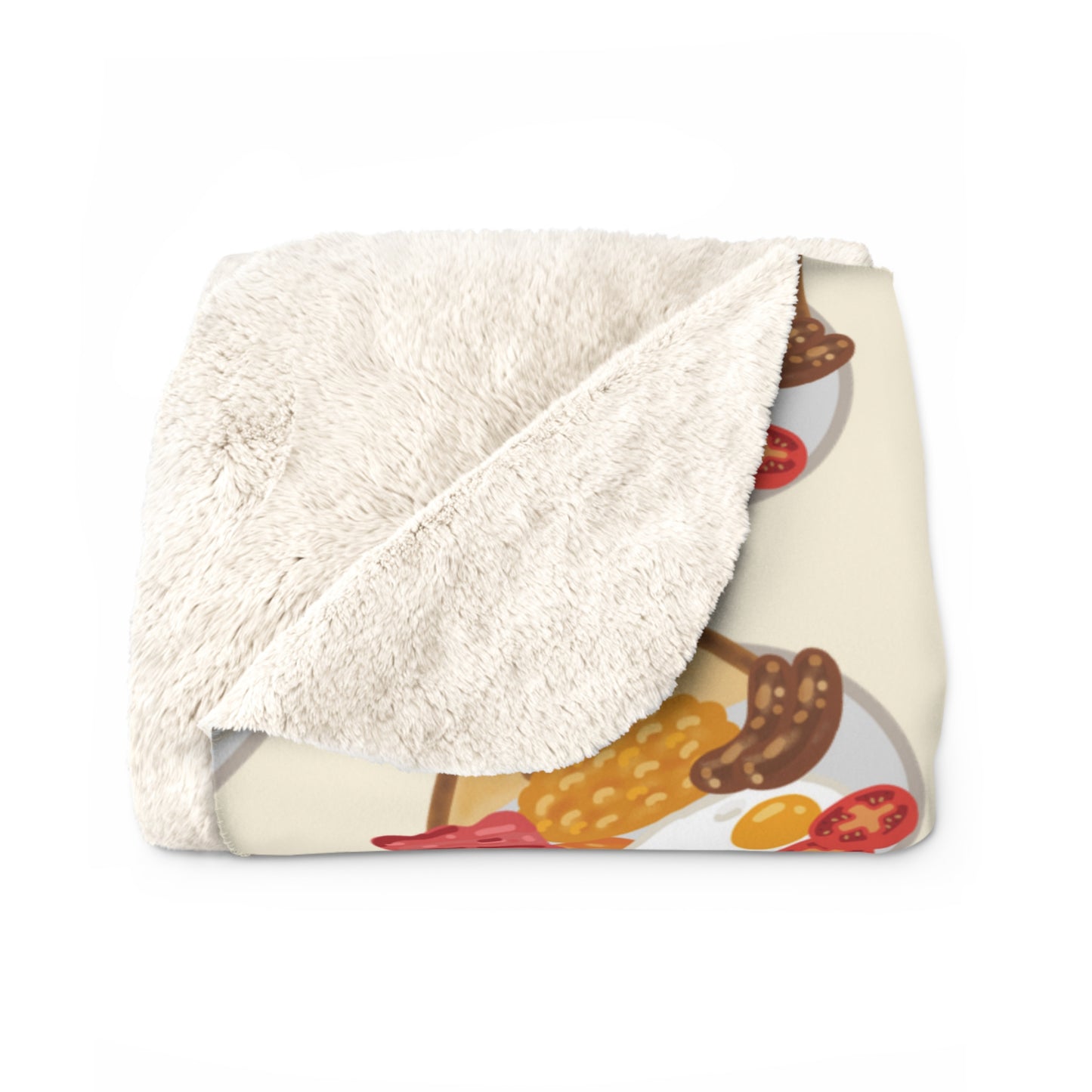 English Breakfast Cozy Fleece Blanket
