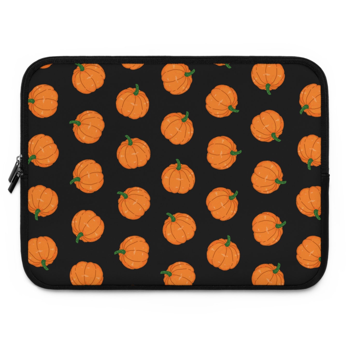 Pumpkin Black Laptop Sleeve