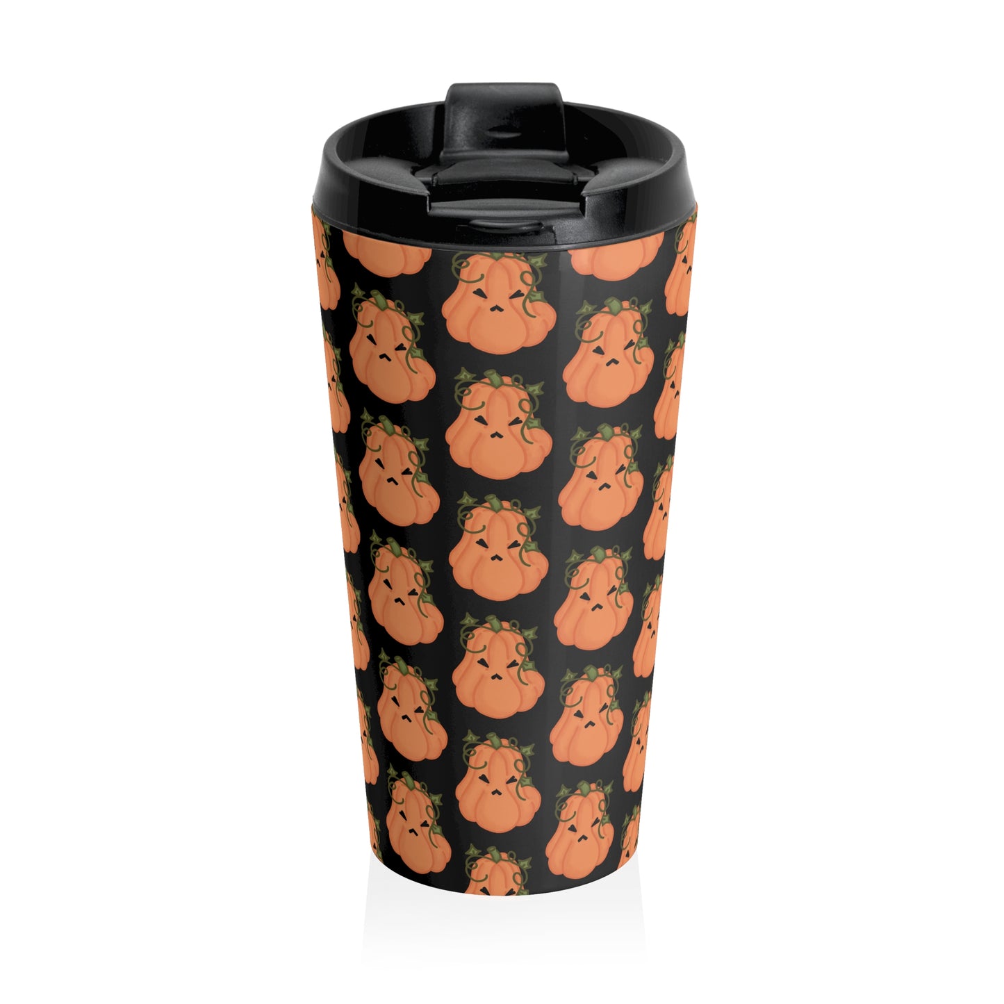 Angry Pumpkin Stainless Steel Coffee Cup