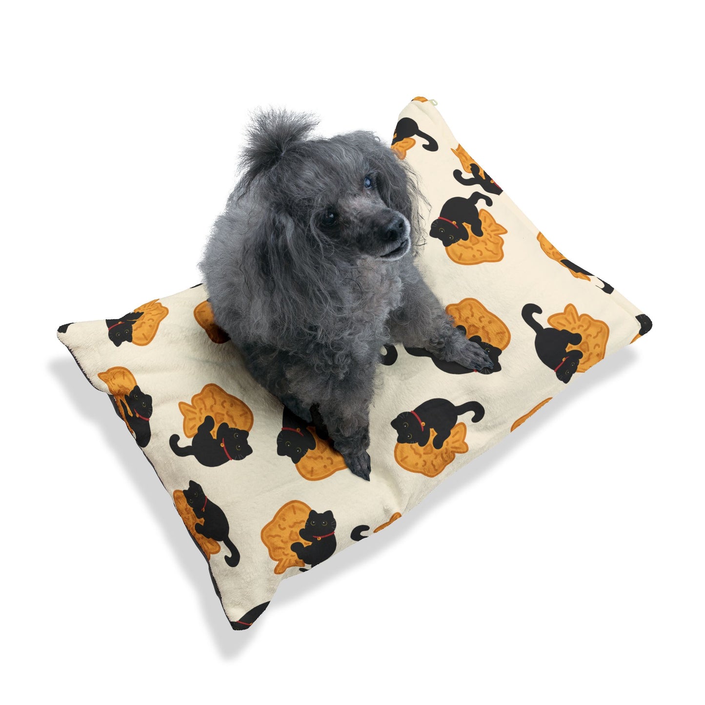 Black Cat Taiyaki Pet Bed