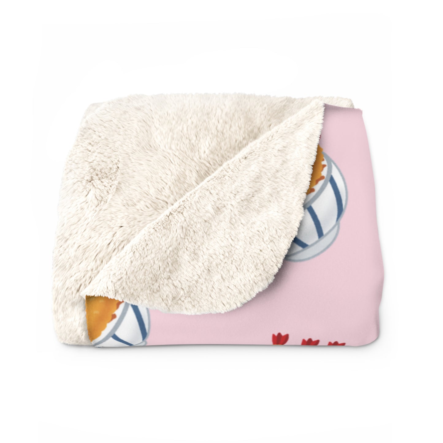 Baby Pink Tempura Cozy Fleece Blanket