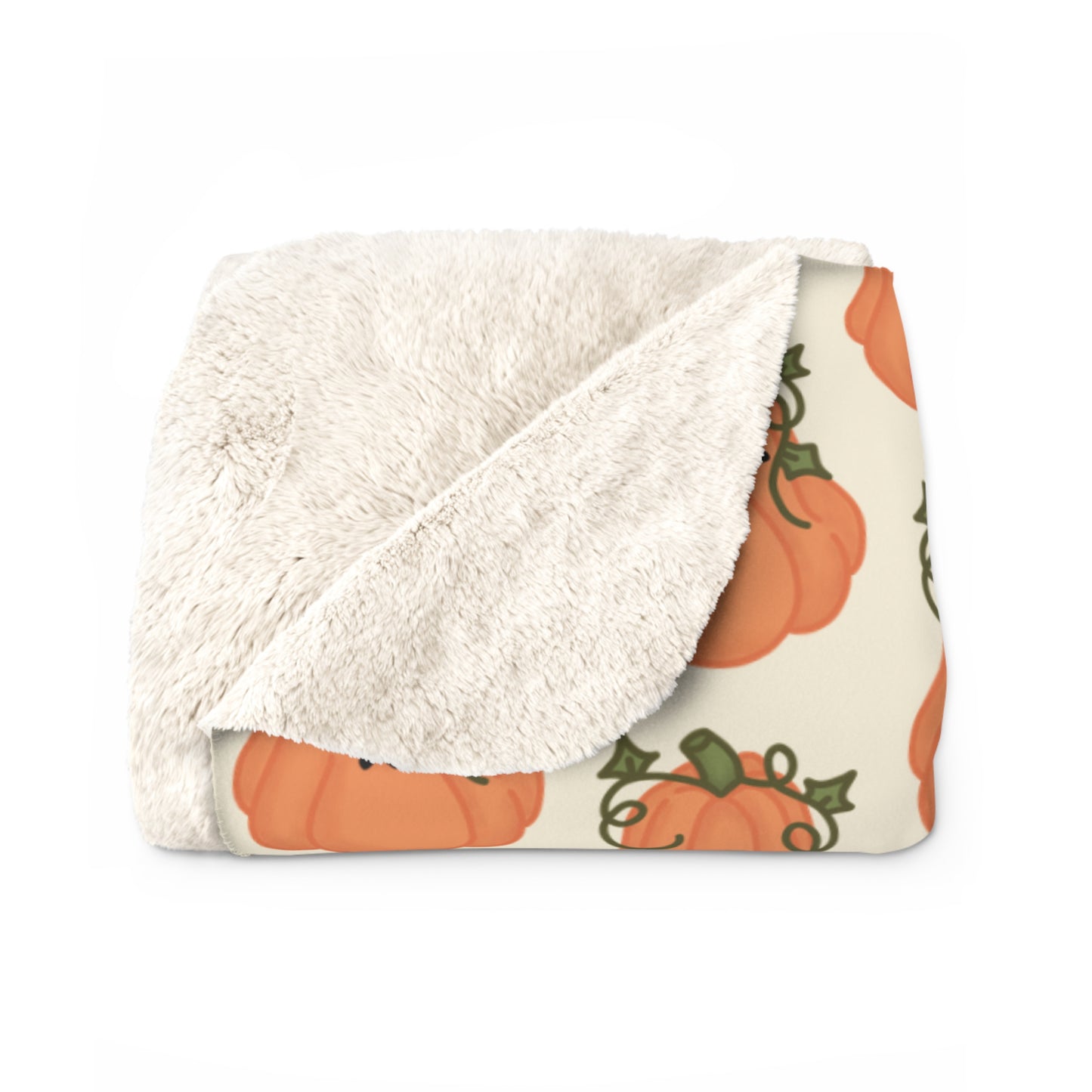 Angry Pumpkin Cozy Fleece Blanket