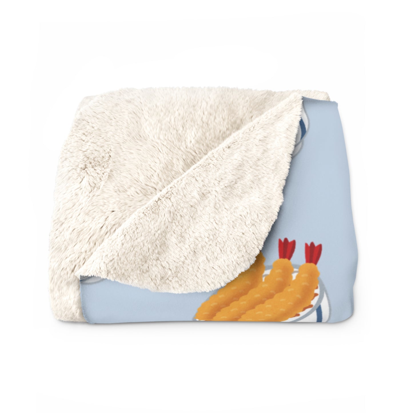 Baby Blue Tempura Cozy Fleece Blanket