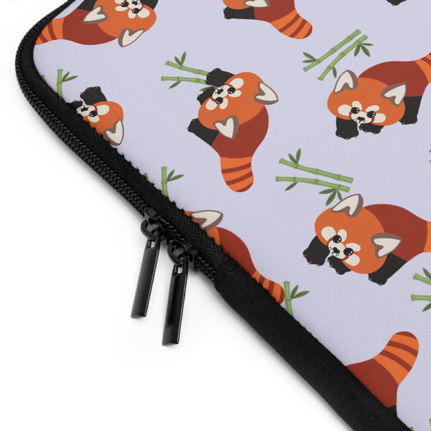 Lavender Red Panda Laptop Sleeve