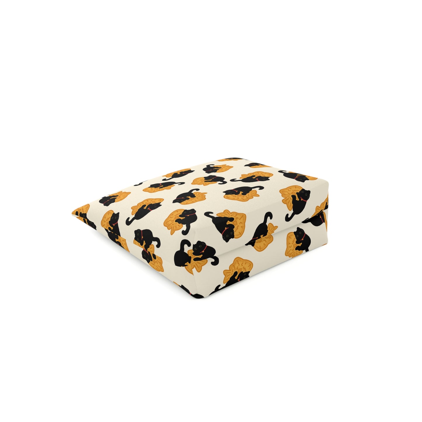 Black Cat Taiyaki Cosmetic Bag