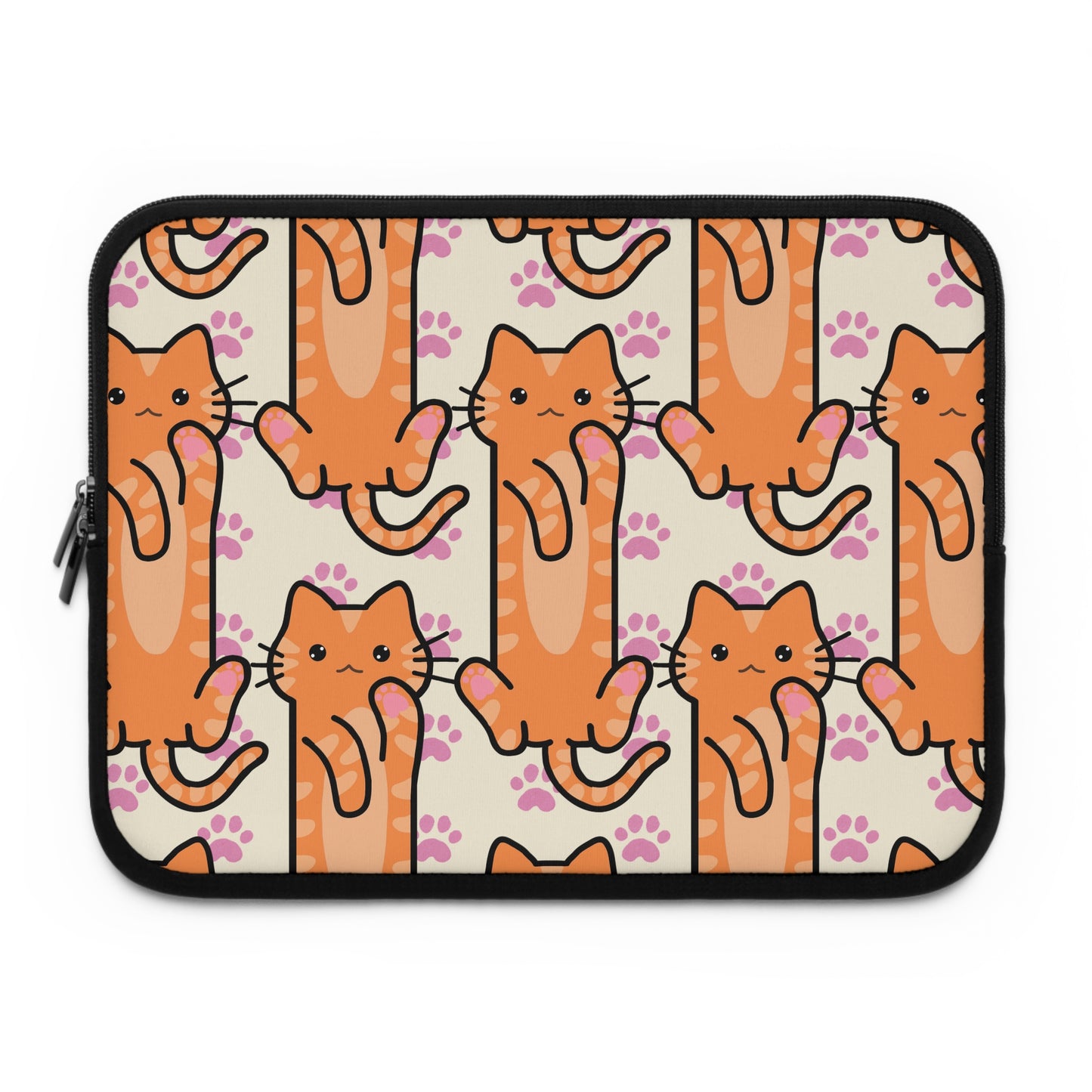 Orange Cat Laptop Sleeve